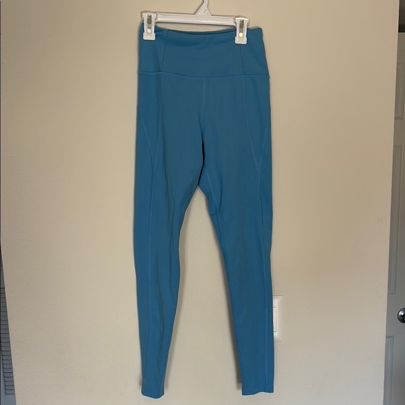 Girlfriend Collective Bright Blue High-Waisted Leggings #4007 size small - Picture 1 of 7